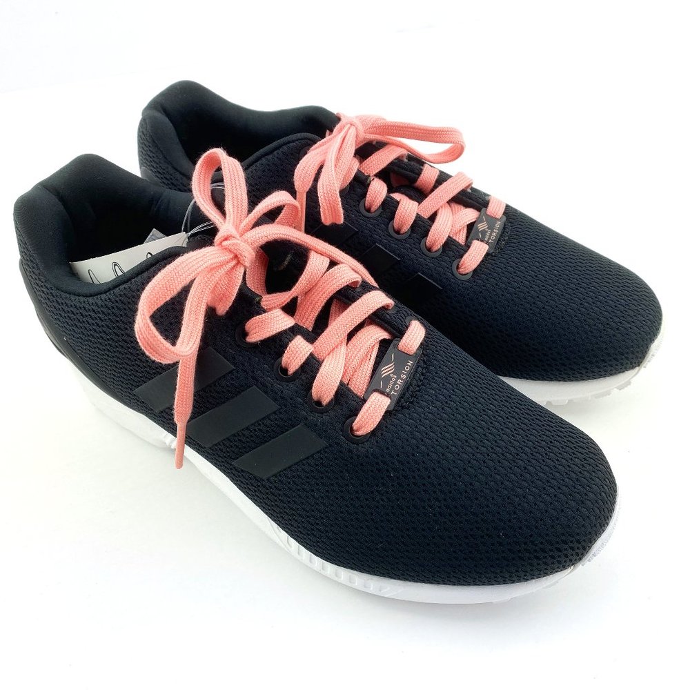 Adidas Torsion ZX Flux W S78970 Sneakers Black Sz 6.5